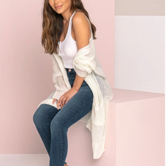 NWT DL1961 X Marianna Hewitt Lightweight Saratoga Cardigan XS - Picture 5 of 16